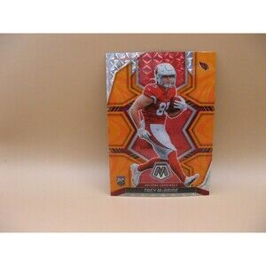 2022 Mosaic Rookies Reactive Orange Mosaic Prizm #331 Trey McBride RC Cardinals